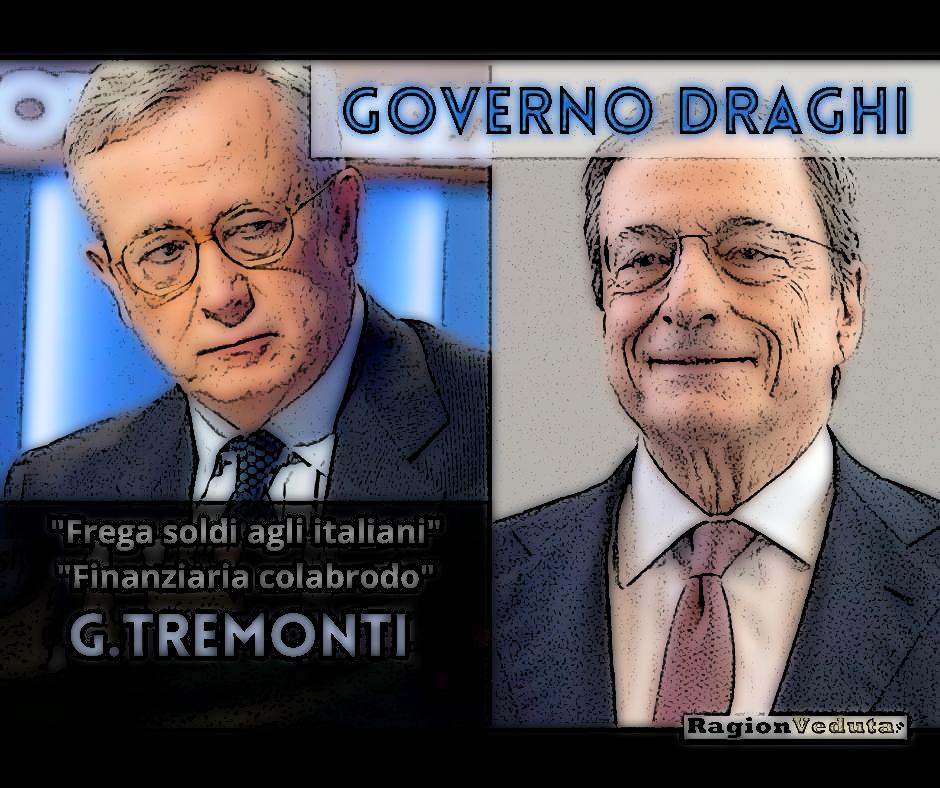 Giulio Tremonti accusa il governo di Mario Draghi