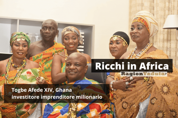 Togbe Afede XIV, sovrano e capo africano, investitore e imprenditore milionario in Ghana