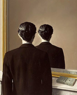 René Magritte - "La riproduzione vietata"