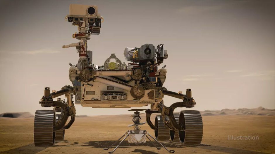 Rover Perseverance su Marte